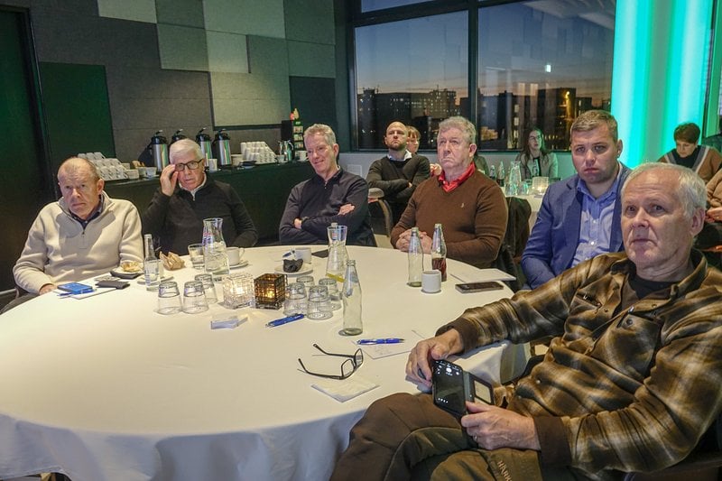 Gestir á opnum fundi sjóðfélaga og fulltrúaráðs Gildis í nóvember 2025